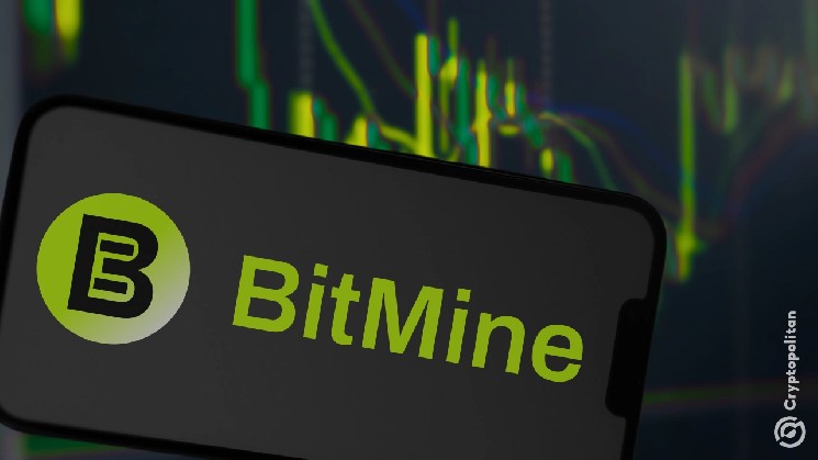 
			Bitmine Тома Ли достигла целевого показателя в 4,9% от ETH, а объем криптовалютных и cash активов достиг 17,1 млрд долларов		