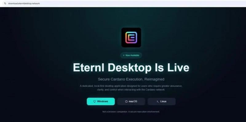 
			Пользователей Cardano начали атаковать через поддельные кошельки Eternl		